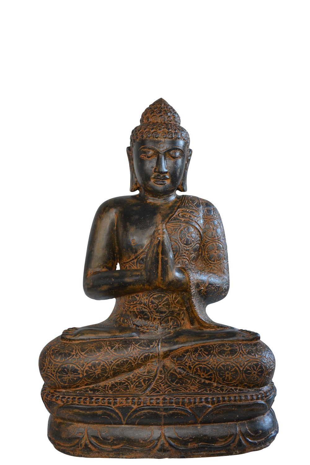 Bouddha assis salutation 100cm