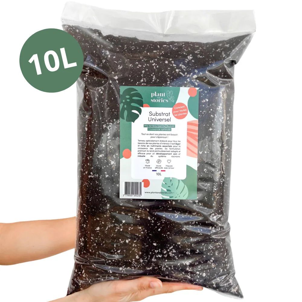 Substrat universel enrichi en mycorhize et bacillus - qualité supérieure - terreau universel - 10l