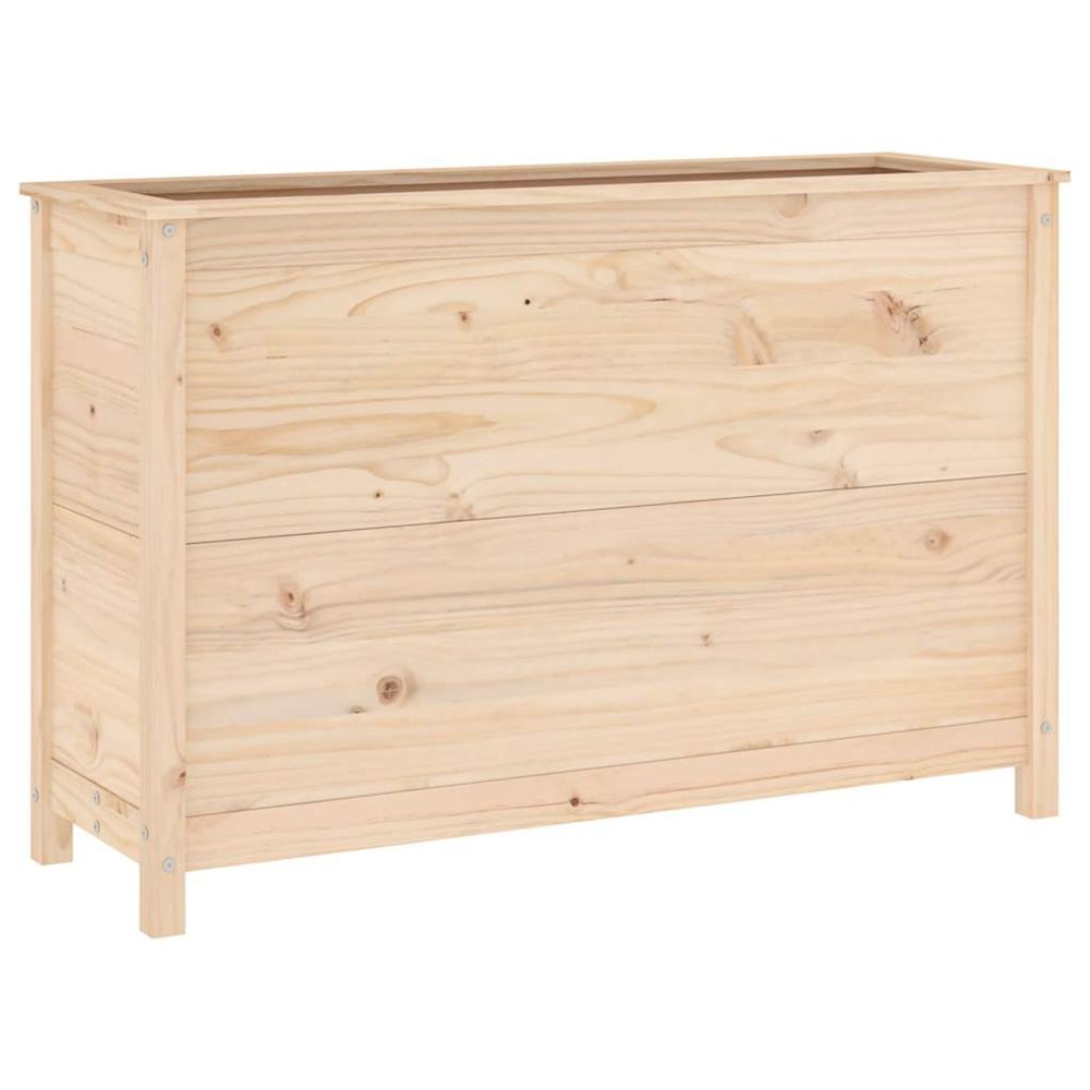 Lit surélevé de jardin 119,5x40x78 cm bois de pin massif