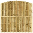 Panneau de clôture bois de pin imprégné 180x(165-180) cm