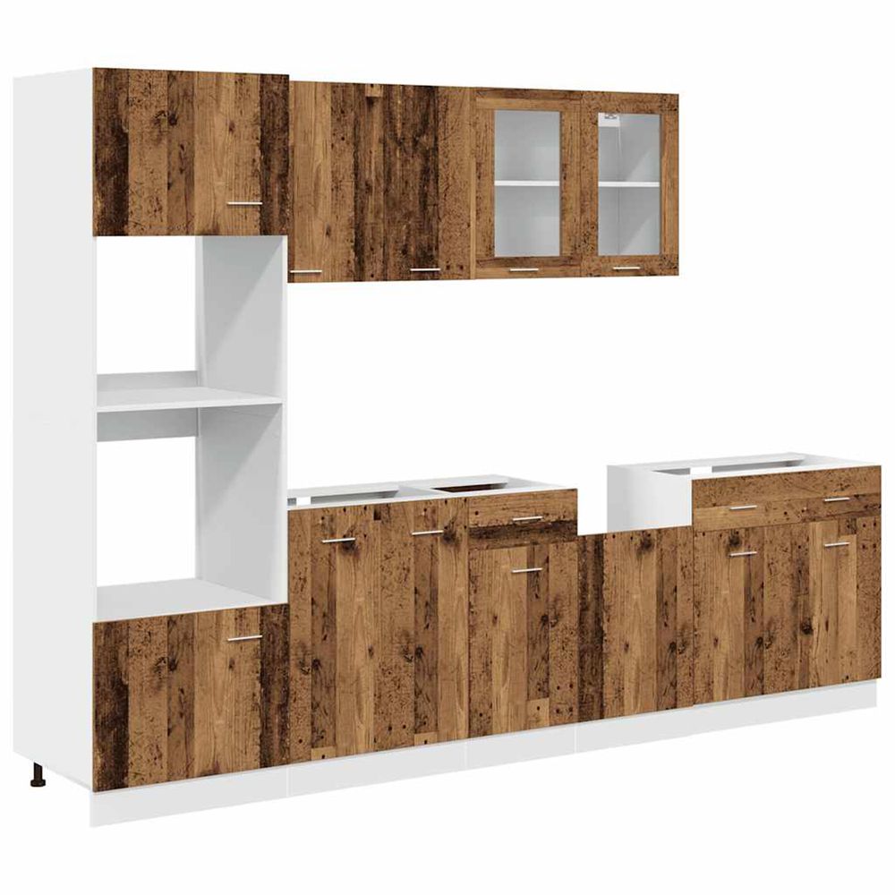 Ensemble de 7 meubles de cuisine 