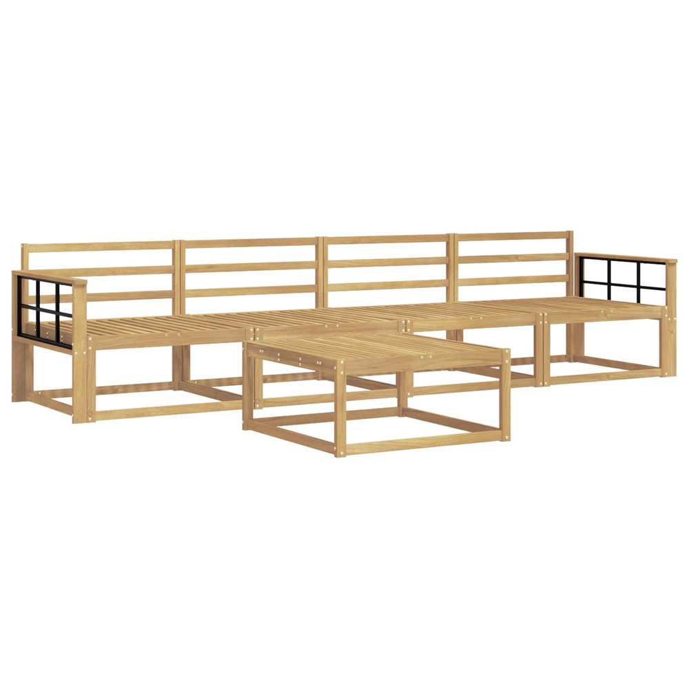 Ensemble de canapés d'extérieur 5 pcs blanc 79 x 79 x 37 cm
