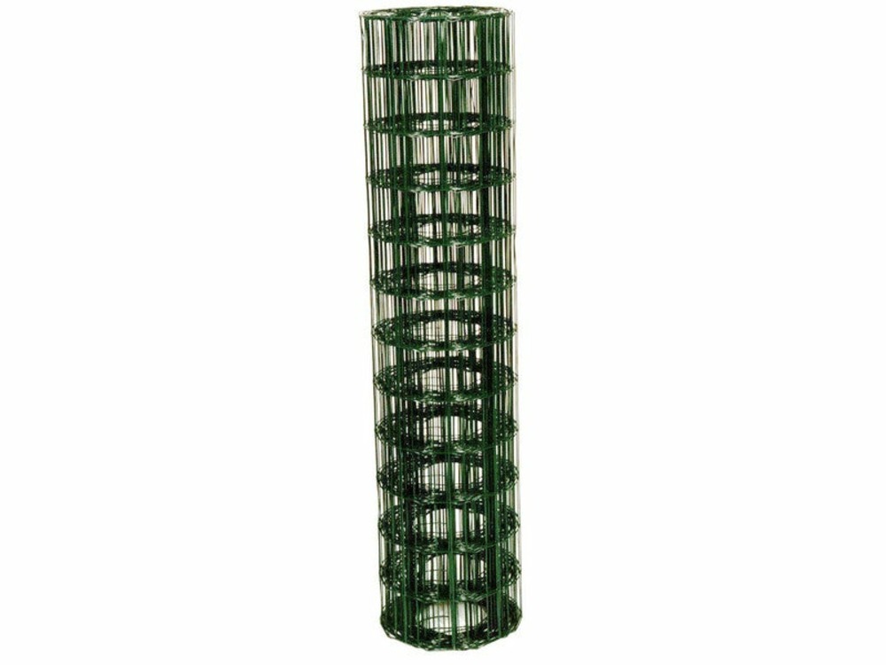 Grillage rouleau soudé vert, h. 1 x l. 20 m, maille 100x100