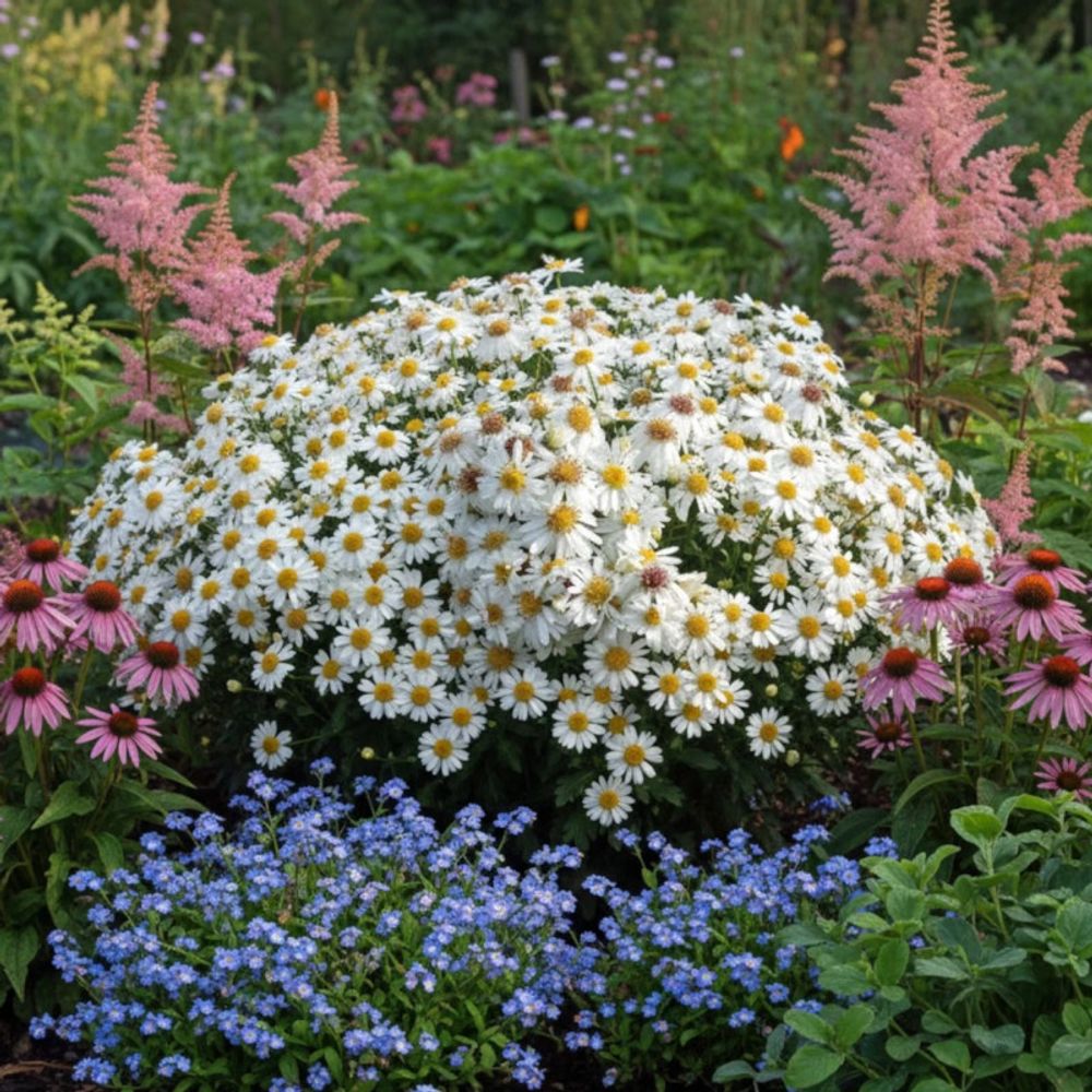 Aster d'automne niobe, aster dumosus lot de 9 godets