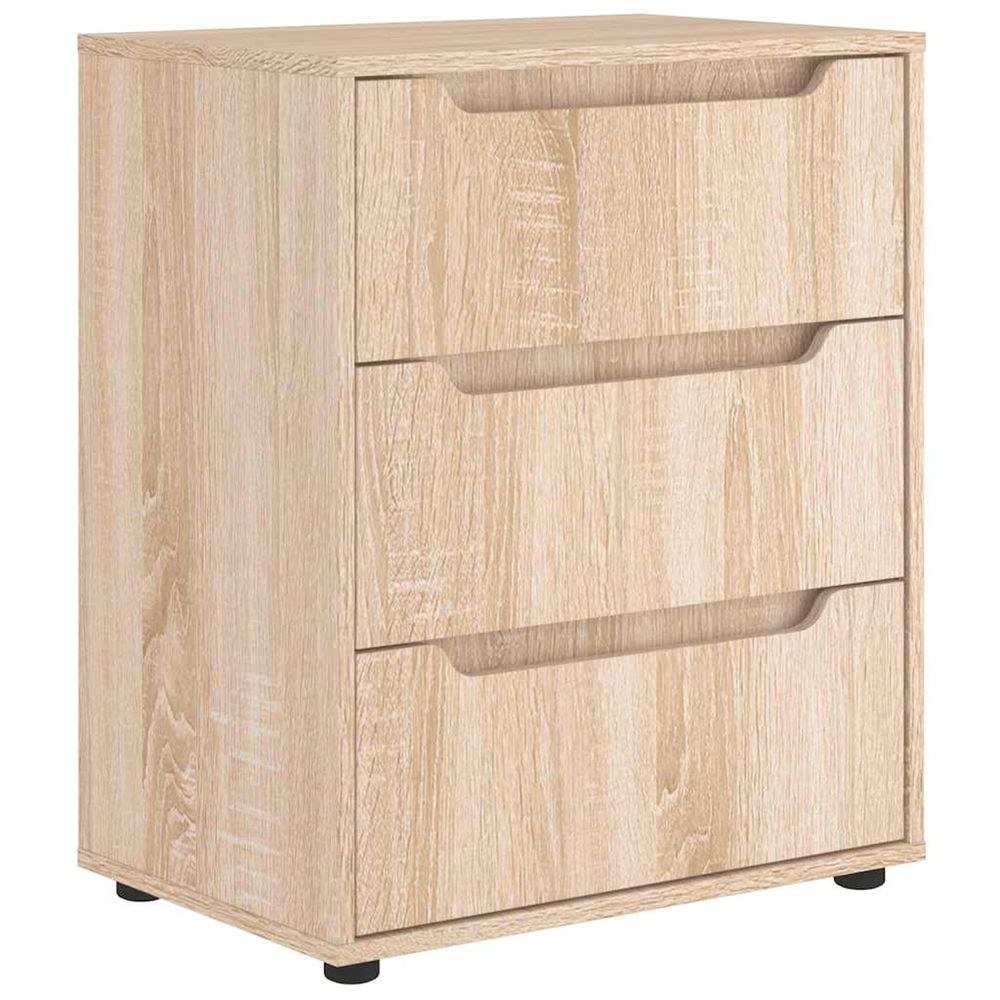 Buffet visnes chêne sonoma 60x40x73 cm bois d'ingénierie
