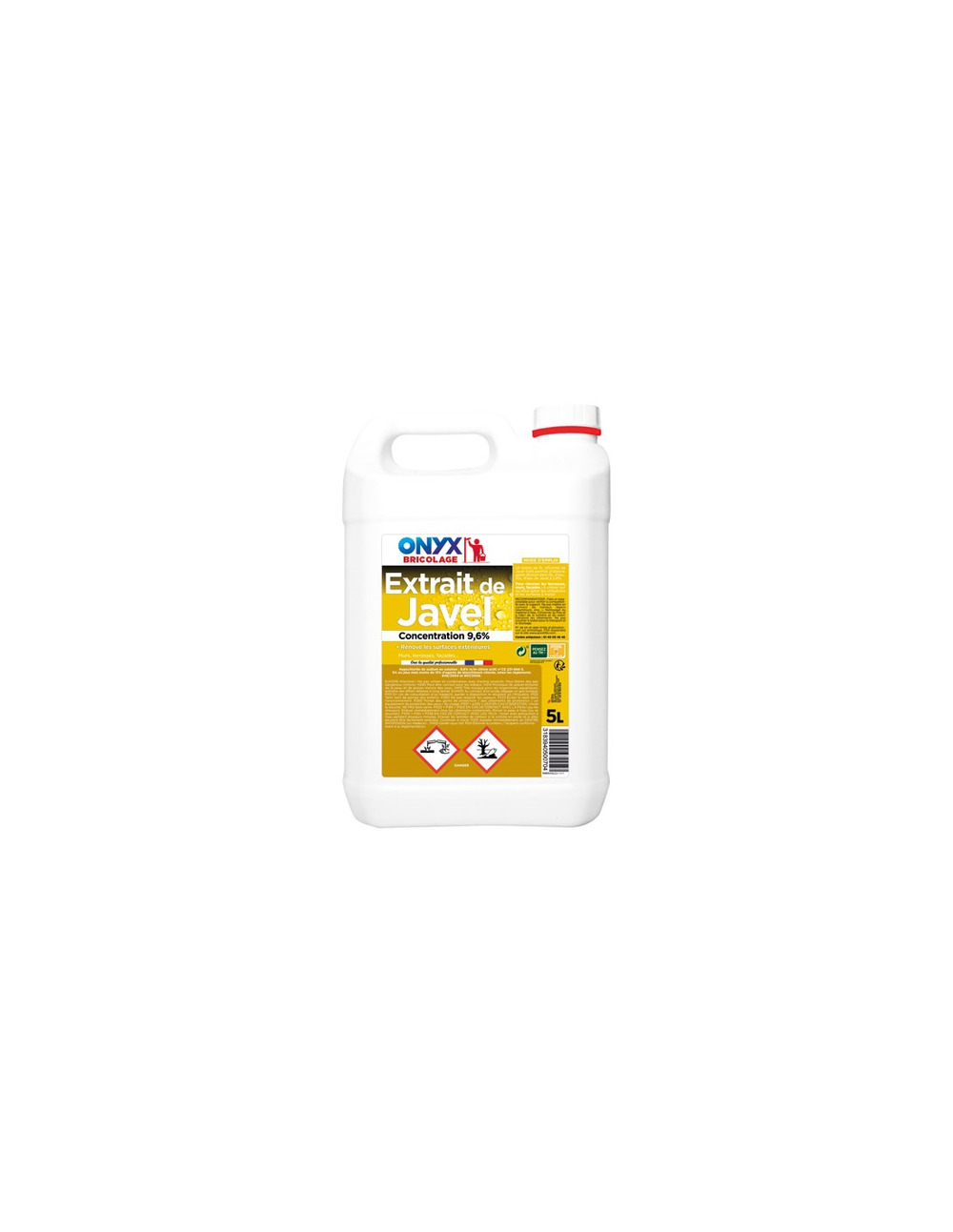 Extrait de javel 9.6% - 5 litres - onyx