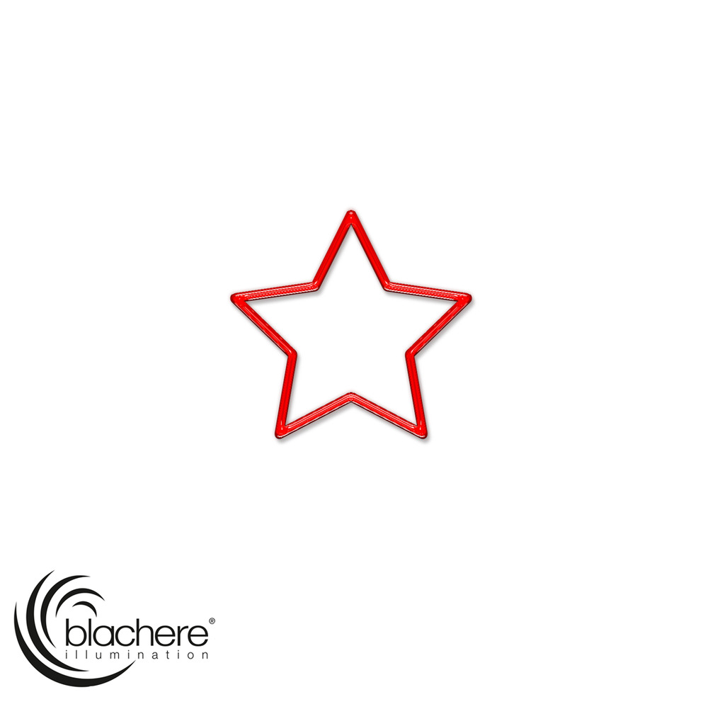 Motif etoile 2d - 20cm x 19cm