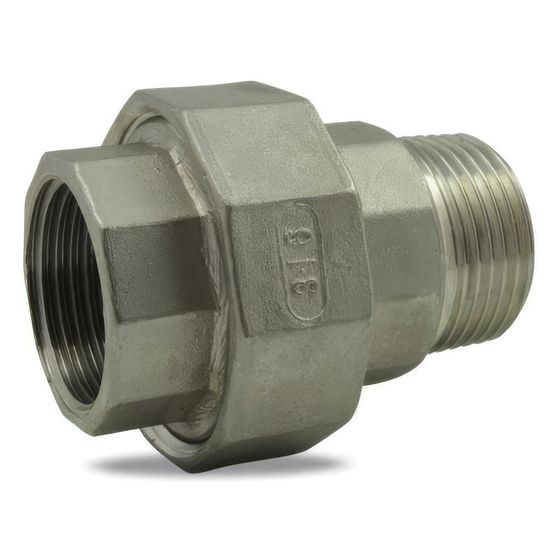 Union à portée conique male / femelle en inox 316 - 2''