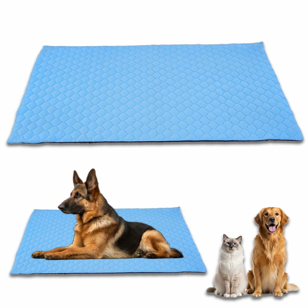 Tapis imperméable et confortable pour chien et chat- 105 x 105 cm - lavable en machine
