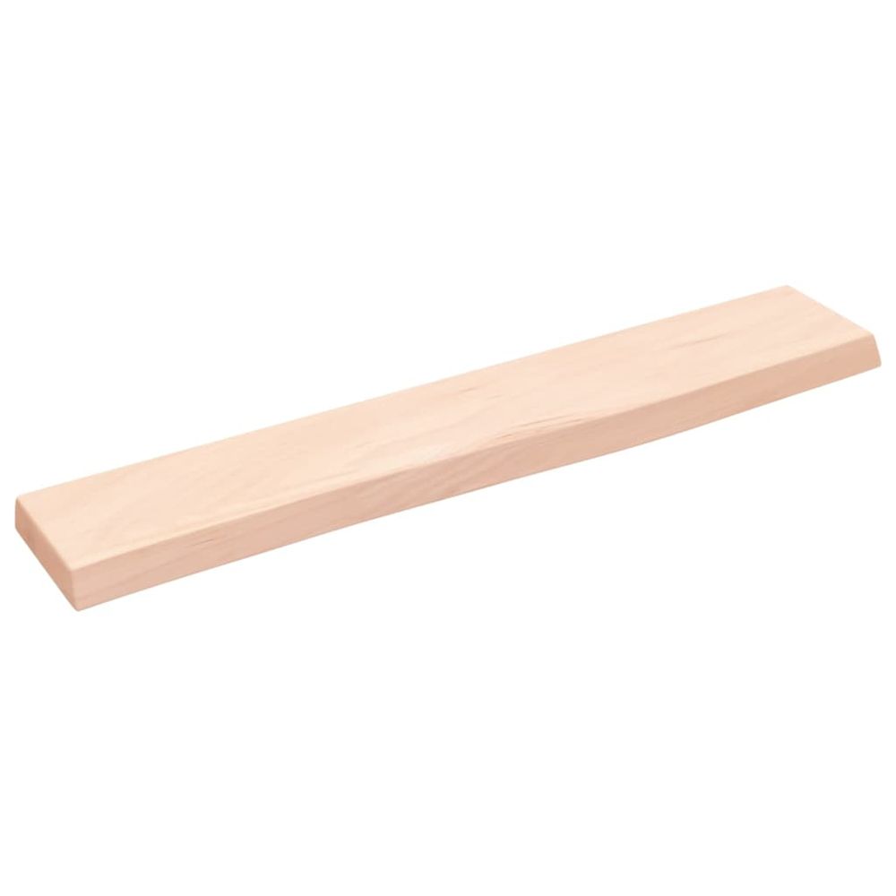 Étagère murale 60x10x2 cm bois de chêne massif non traité