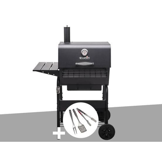 Barbecue à charbon charcoal m + kit 3 ustensiles