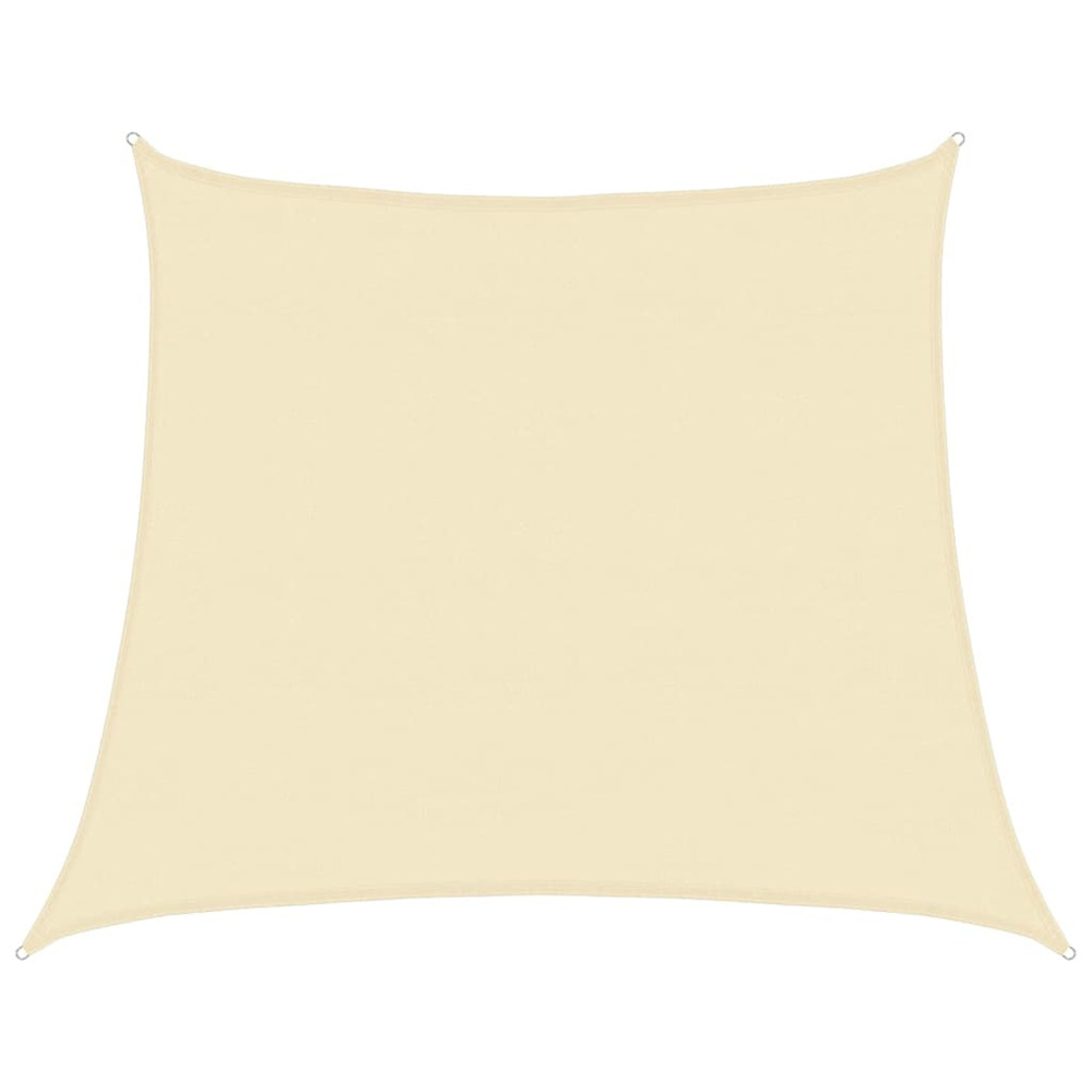 Voile d'ombrage 160 g/m² crème 4/5x4 m pehd