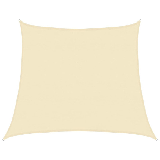 Voile d'ombrage 160 g/m² crème 4/5x4 m pehd