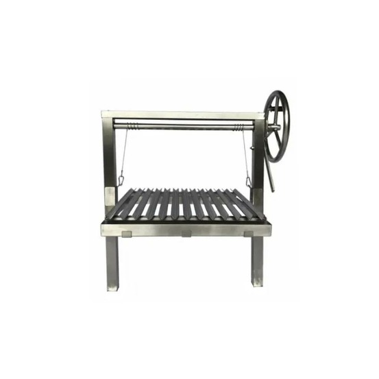 Firten grill argentin inox pour brasero 150 cm