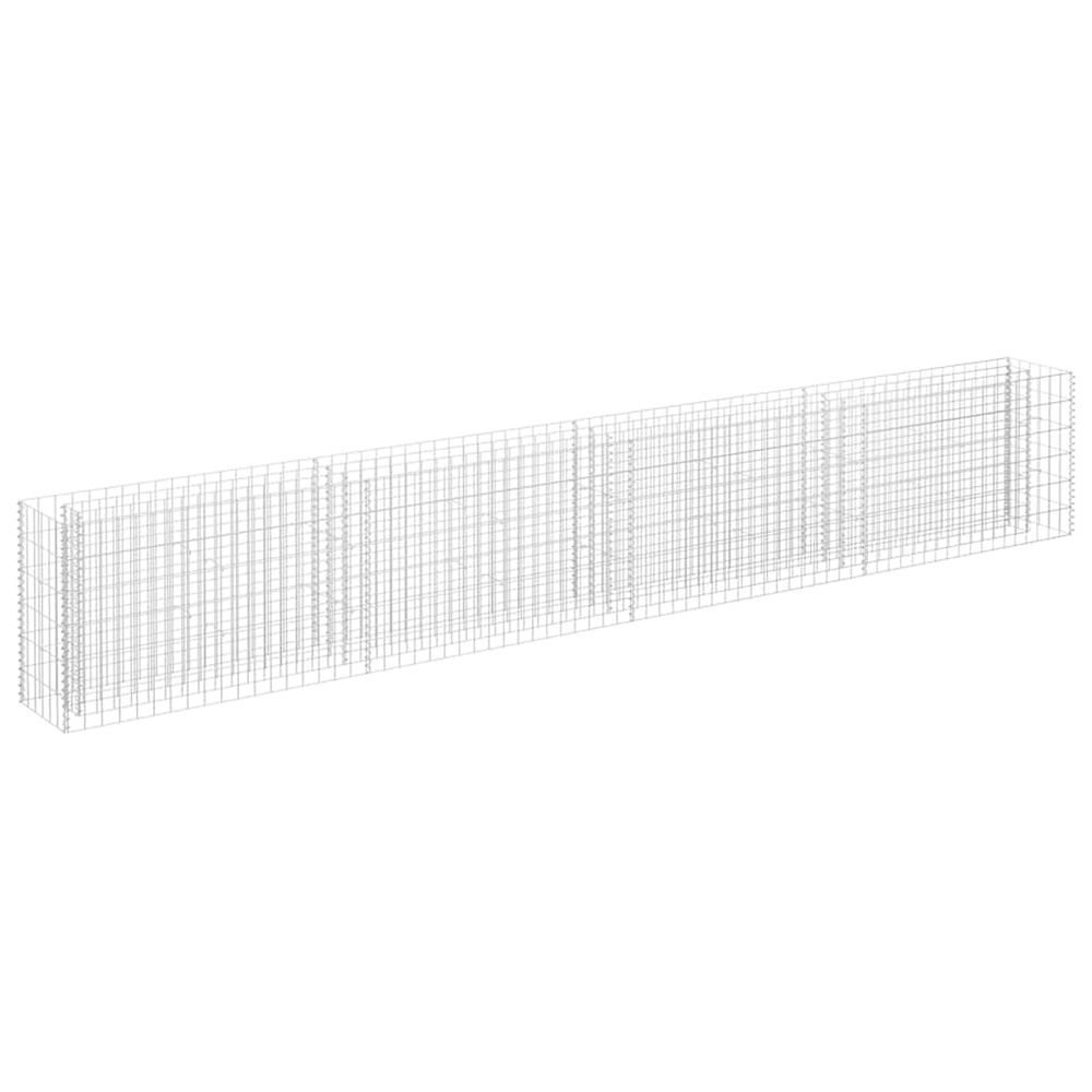 JardiniÃšre surÃ©levÃ© Ã  gabion Acier galvanisÃ©