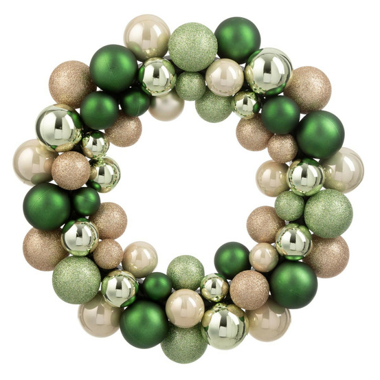 Couronne boules de noël