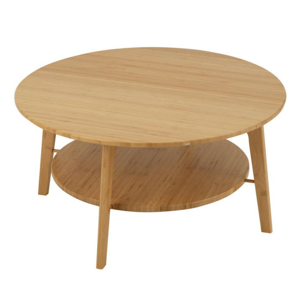 Table basse ronde en bambou 