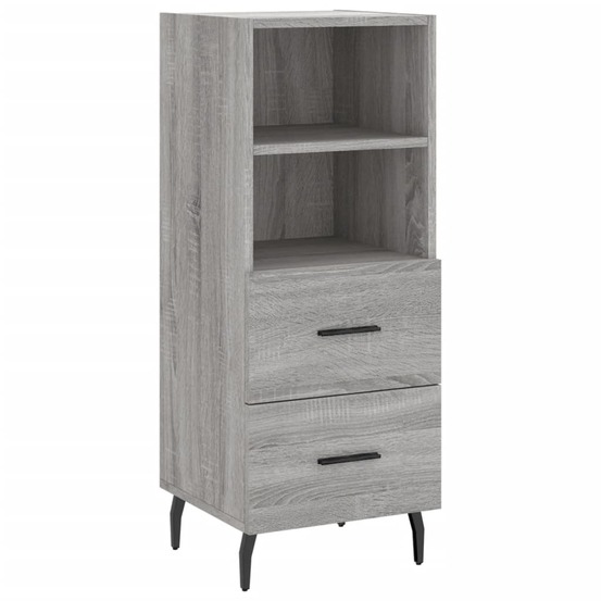 Buffet bahut commode armoire meuble de rangement organisateur cuisine salle de séjour salon sonoma 34,5 x 34 x 90 cm bois d'i