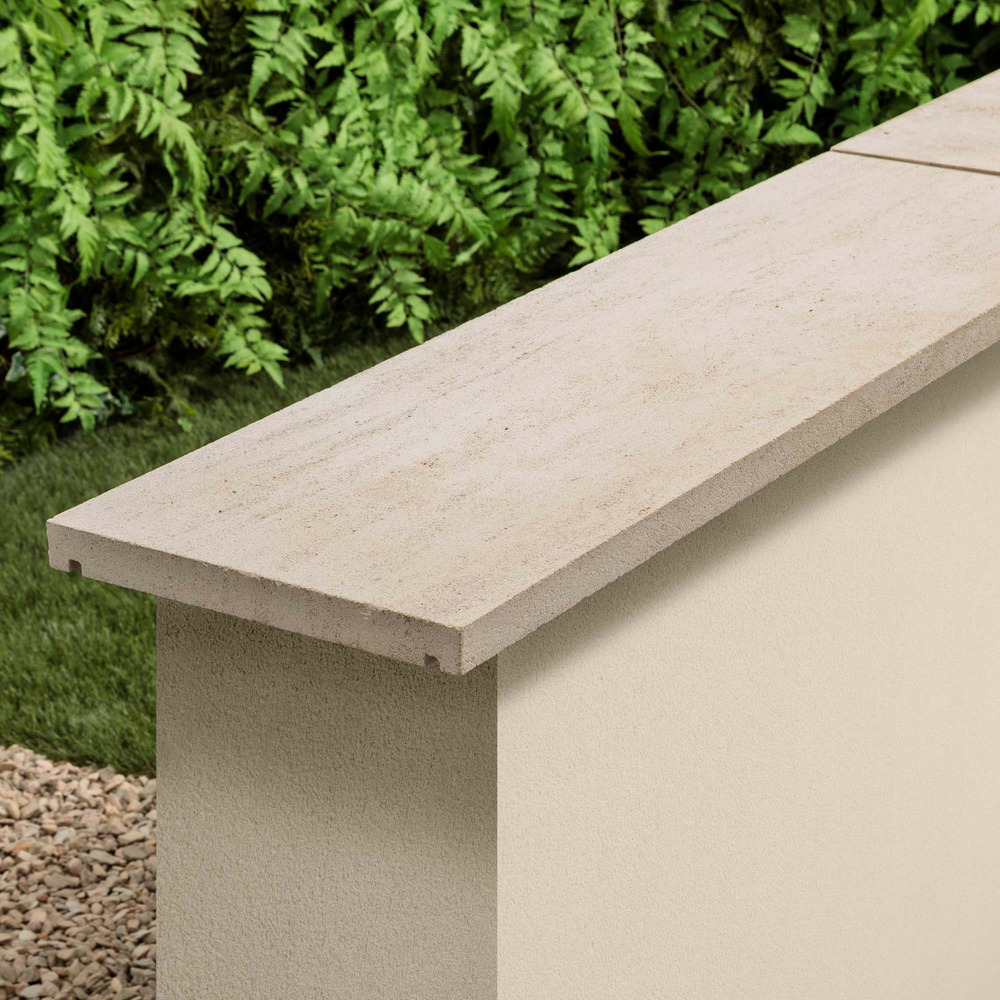 Couvertine pierre de bourgogne semond doré 100x30x3 cm (à l'unité) - ro'ma nature