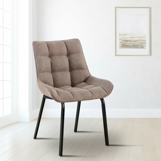 Sedia elegante saranda avec imbottitura comfort et design ergonomico