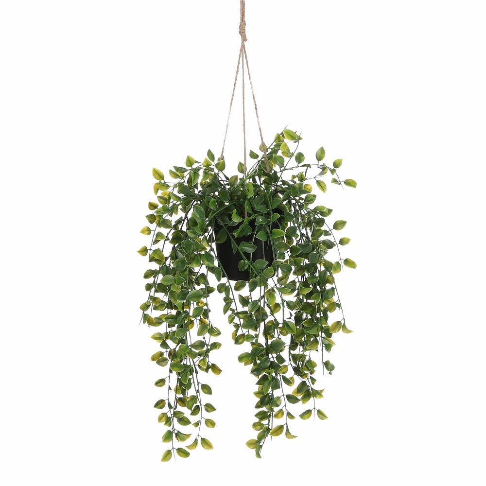 Mica decorations plante artificielle ficus - h46 x ø9,5 cm - vert