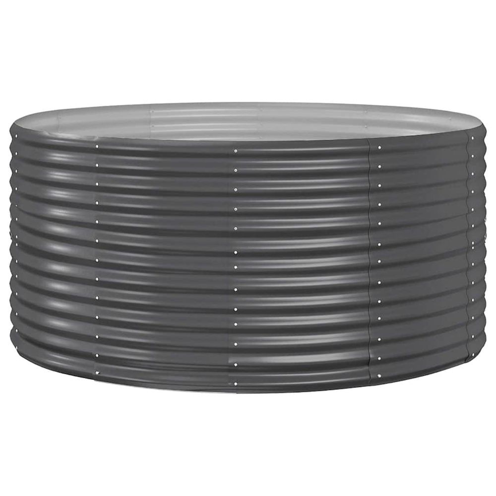 Lit surélevé de jardin anthracite acier galvanisé