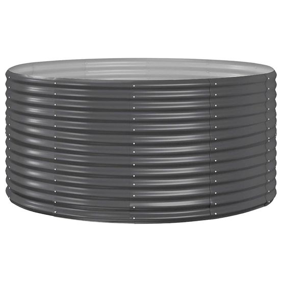 Lit surélevé de jardin anthracite acier galvanisé