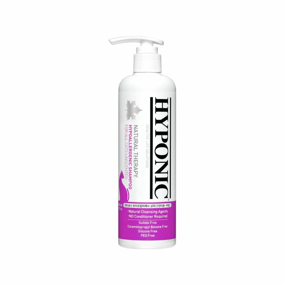 Shampoing sans parfum naturel et hypoallergénique pour chats 300 ml