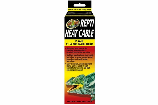 Repti heat cable - 15 w - chauffage pour reptiles