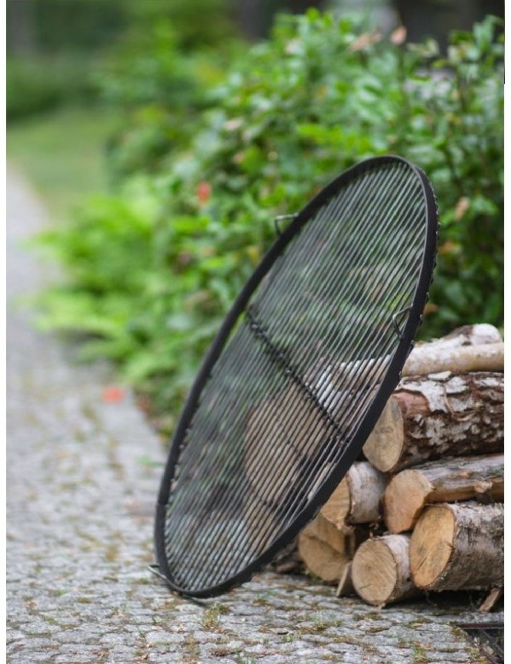 Grille à suspendre sur trépied 50 cm en acier