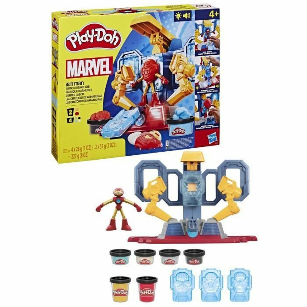 Coffret pâte à modeler figurine iron man fabrique d'armures