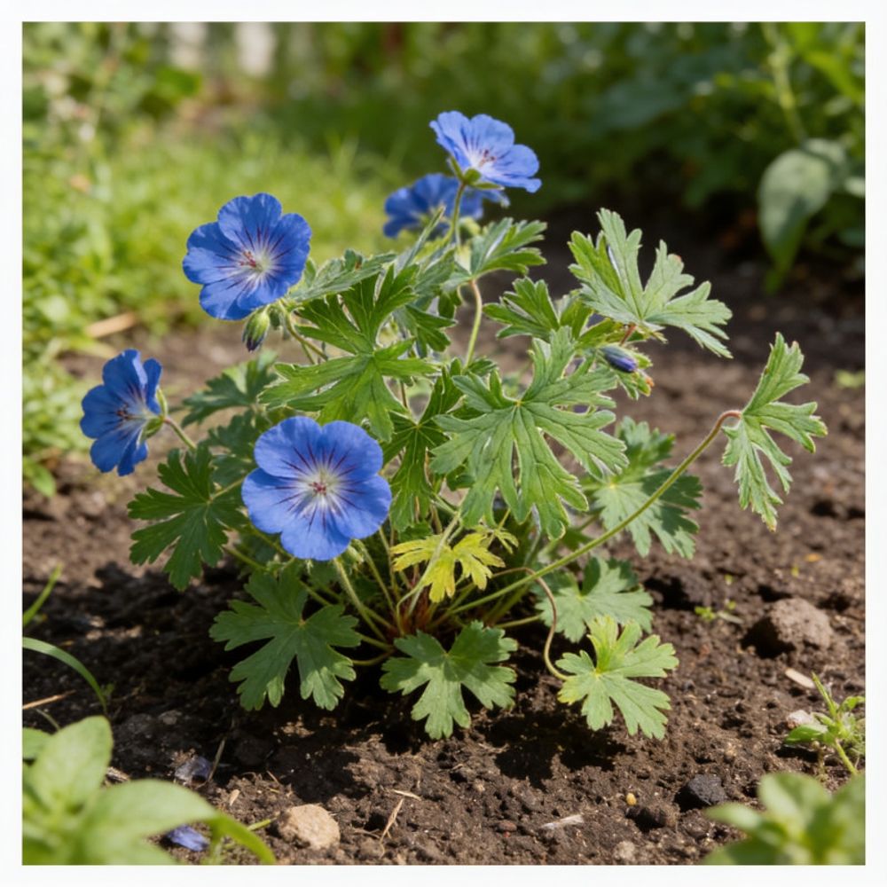 Géranium vivace johnsons blue 20cm godet 9cm - geranium