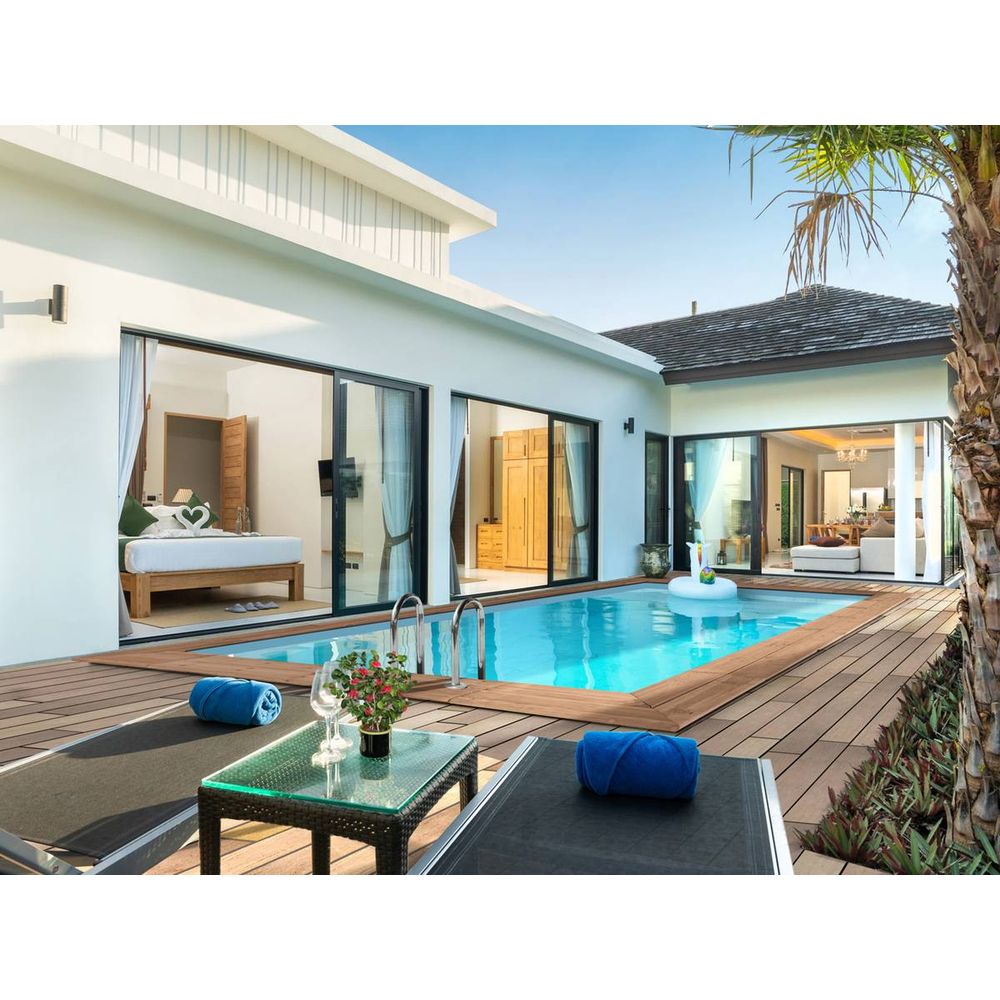 Piscine bois rectangle 