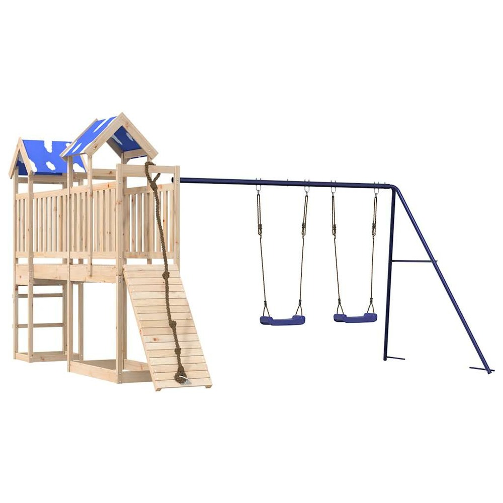 Aire de jeux d'extérieur bois de pin massif