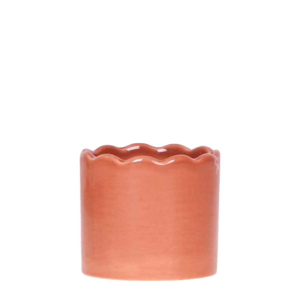 Cache-pot curve terracotta - ø6 cm
