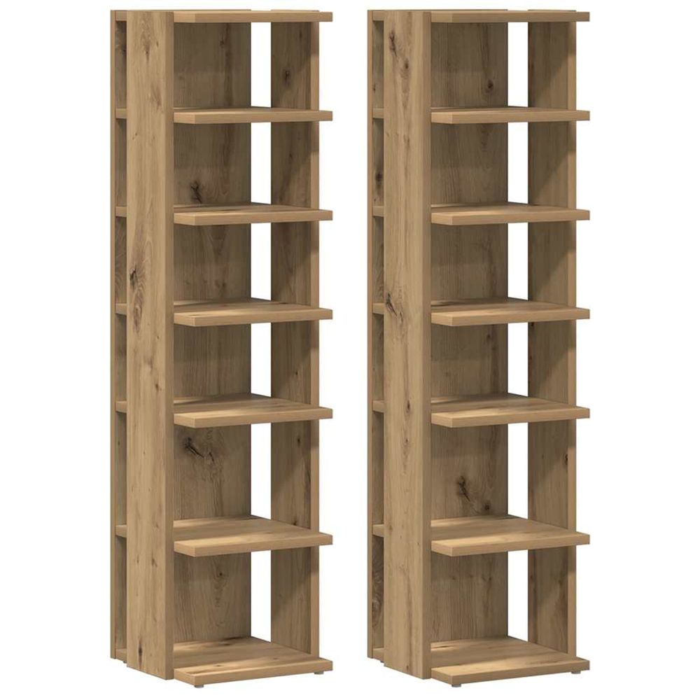 Table basse chêne artisanal 40x40x43 cm bois d'ingénierie