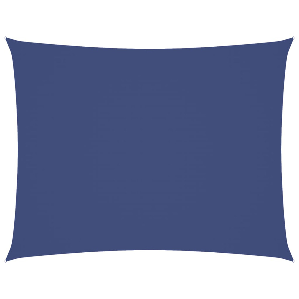Voile de parasol tissu oxford rectangulaire 3,5x5 m bleu