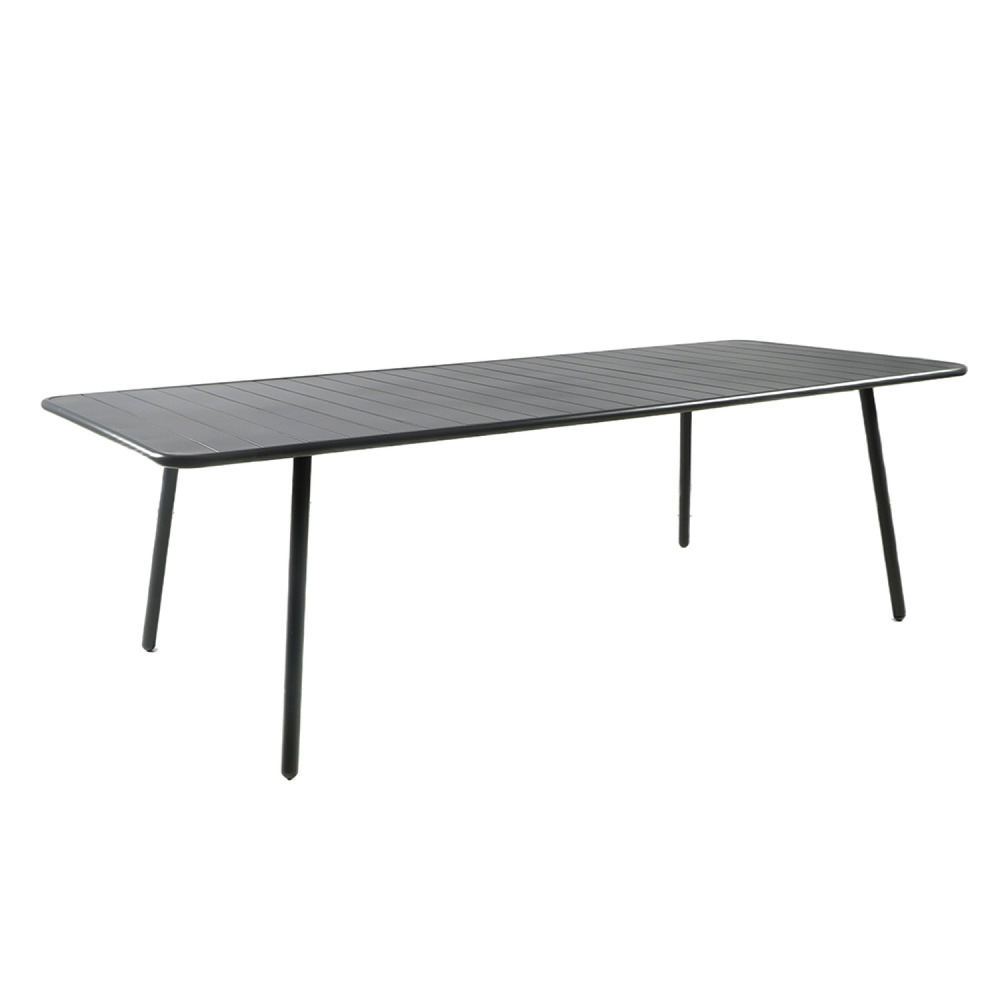 Table de jardin 10-12 places 234cm gris foncé bergame
