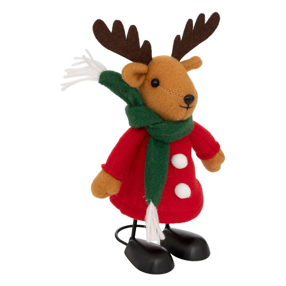 Personnage de noël traditionnel sur ressort h. 22 cm