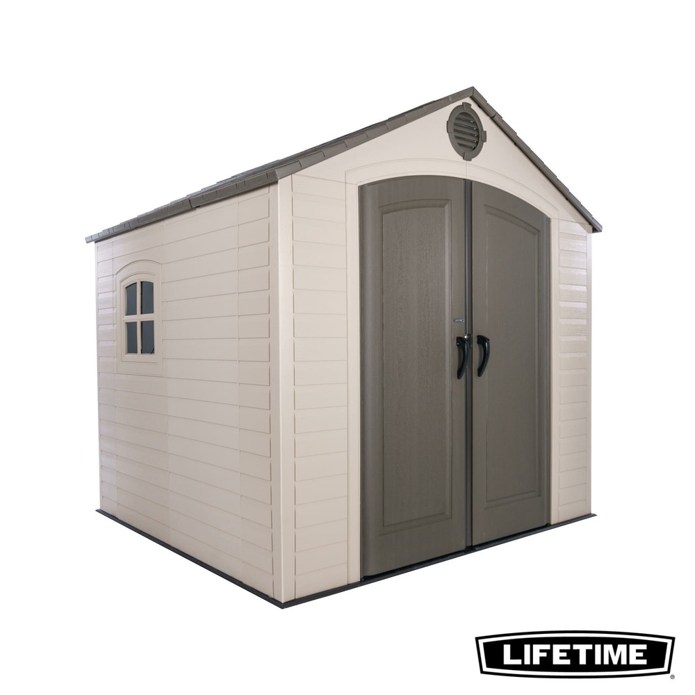 Abri de jardin résine 5. 58m2 (2,44 x 2,29 m) LIFETIME #6411