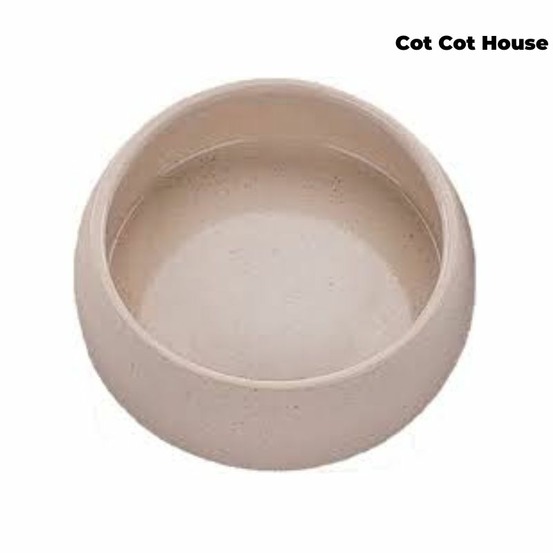 Mangeoire gamelle terre cuite eau/grain en terre cuite