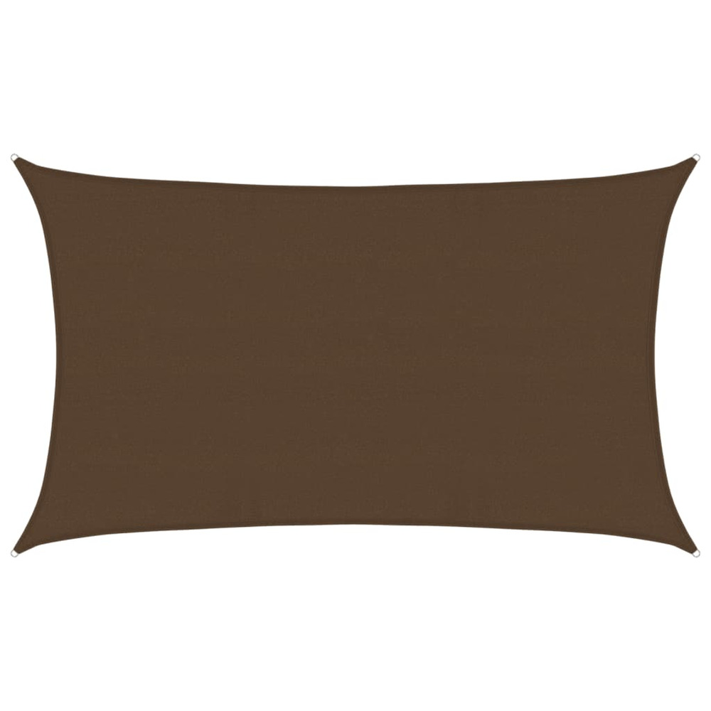 Voile d'ombrage 160 g/m² marron 5x8 m pehd