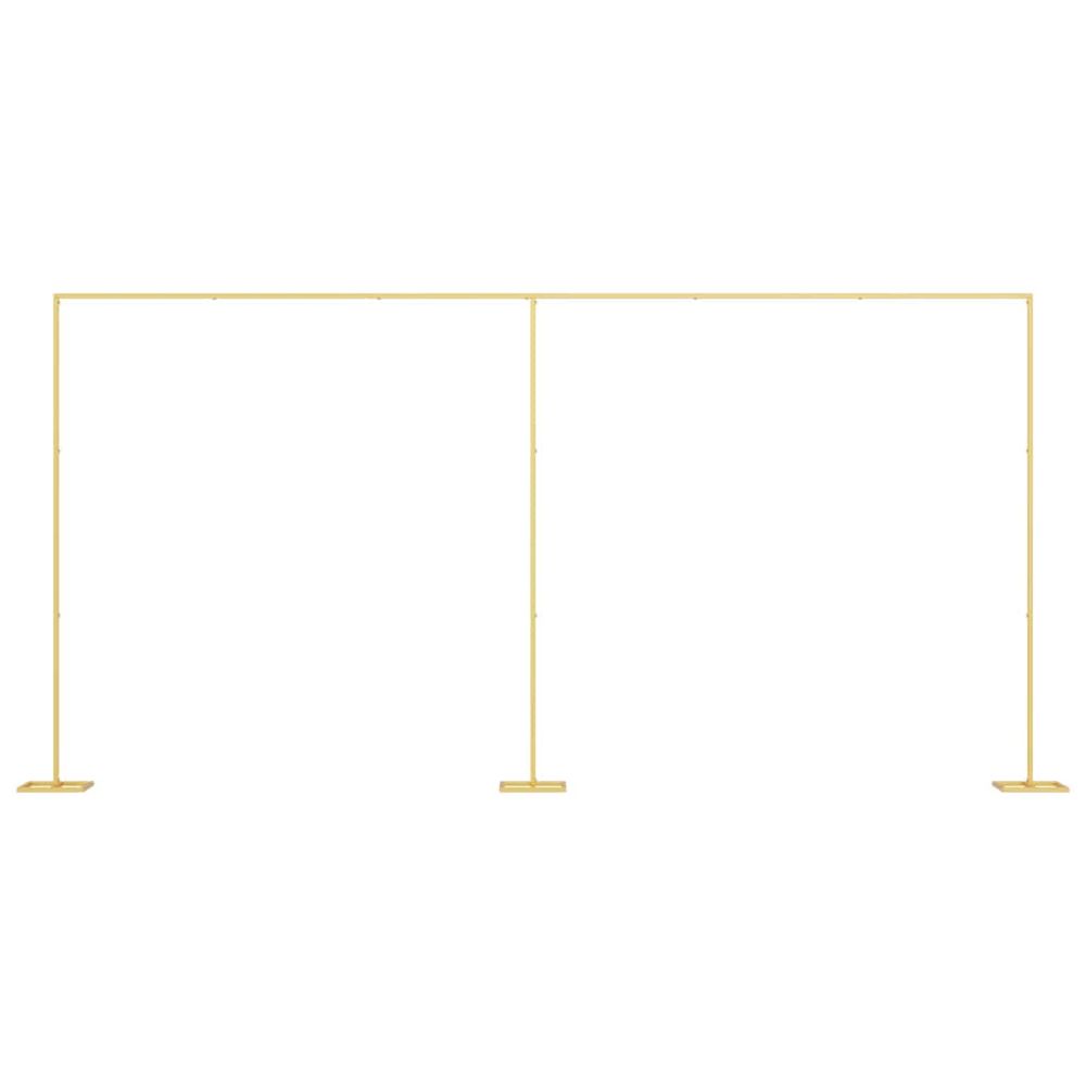 Arche de mariage doré 657 x 35 x 300 cm acier