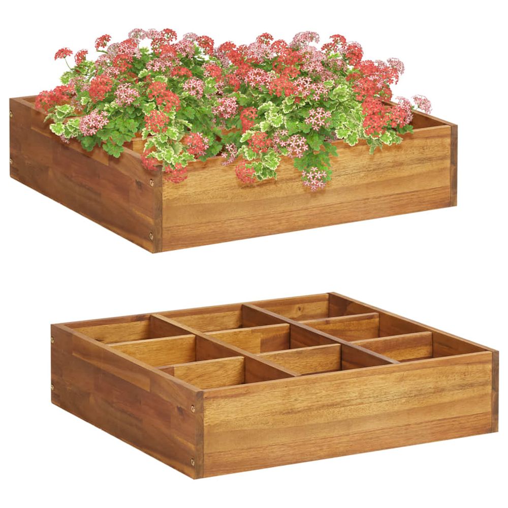 CarrÃ© potager surÃ©levÃ©de jardin Ã  herbes Bois