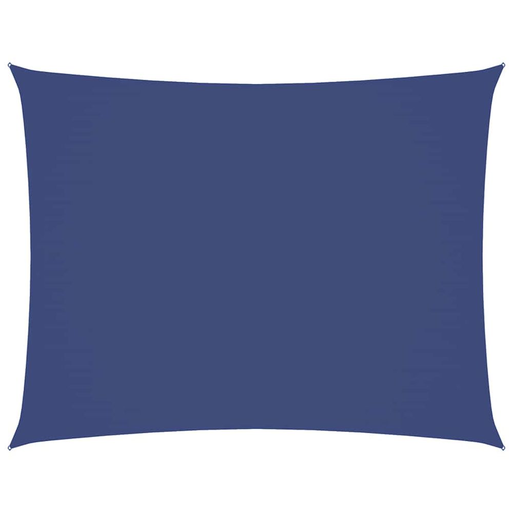 Voile de parasol tissu oxford rectangulaire 3,5x4,5 m bleu