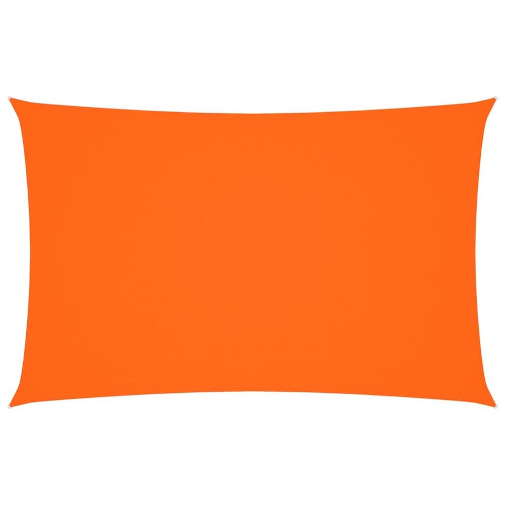 Voile de parasol tissu oxford rectangulaire 5x8 m orange