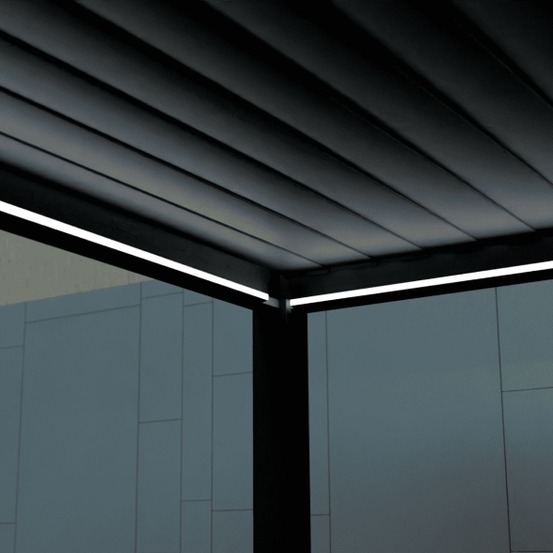 Kit éclairage led - pergola ombréa - 3x6m