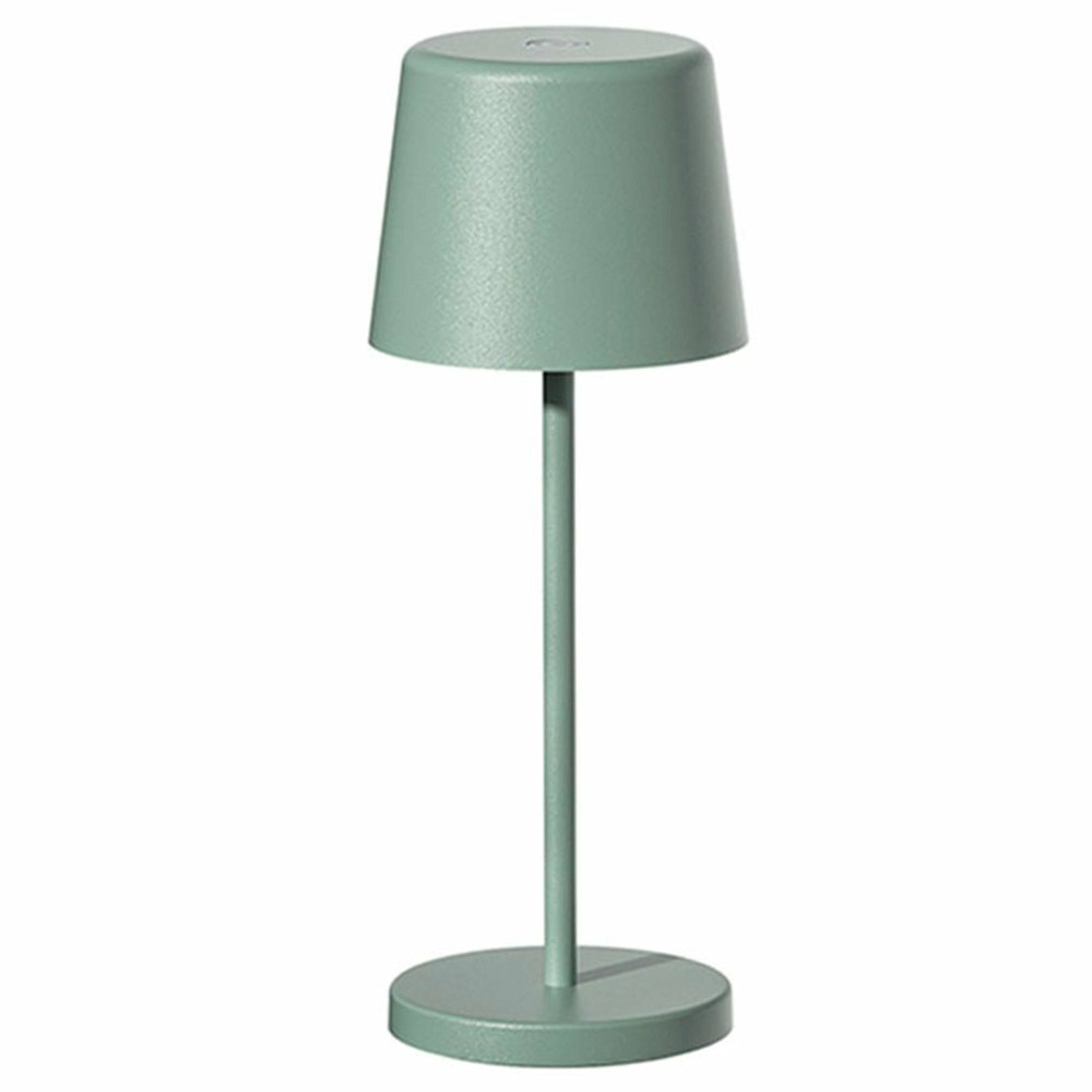 Mini lampe de table kelly mini vert olive aluminium h22cm