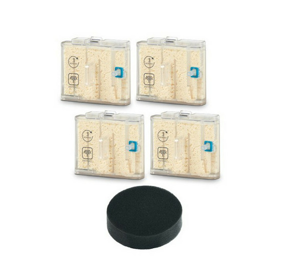 Lot de 4 cartouches anticalcaire + 1 filtre - zr850001