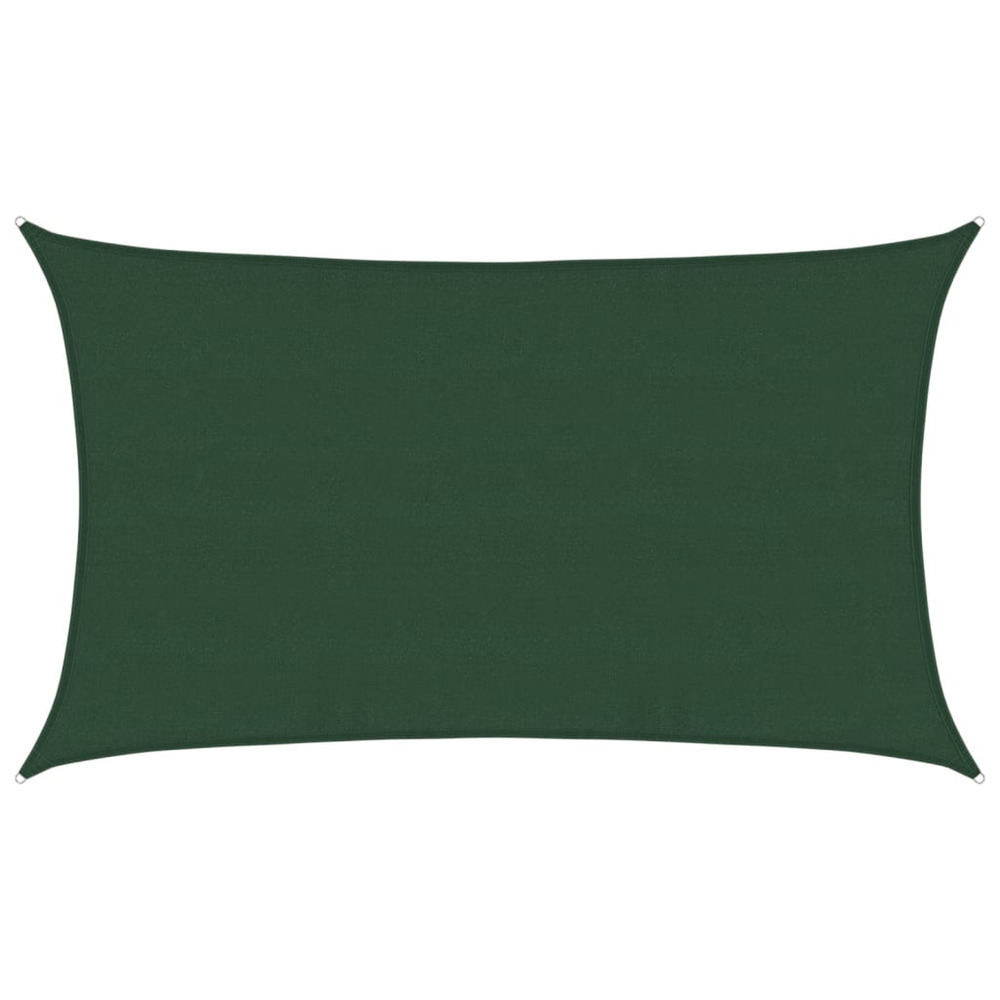 Voile d'ombrage 160 g/m² vert foncé 5x8 m pehd